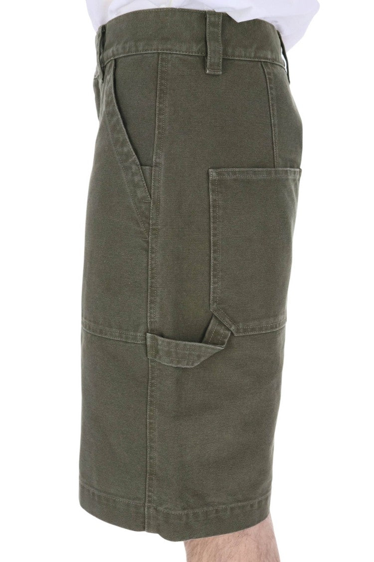 Isabel Marant Akyle Workwear Cotton Canvas Shorts