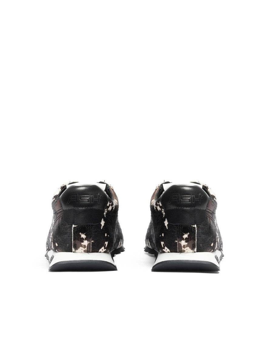 Ash Kill Bill Pony Black And White Leather Sneakers