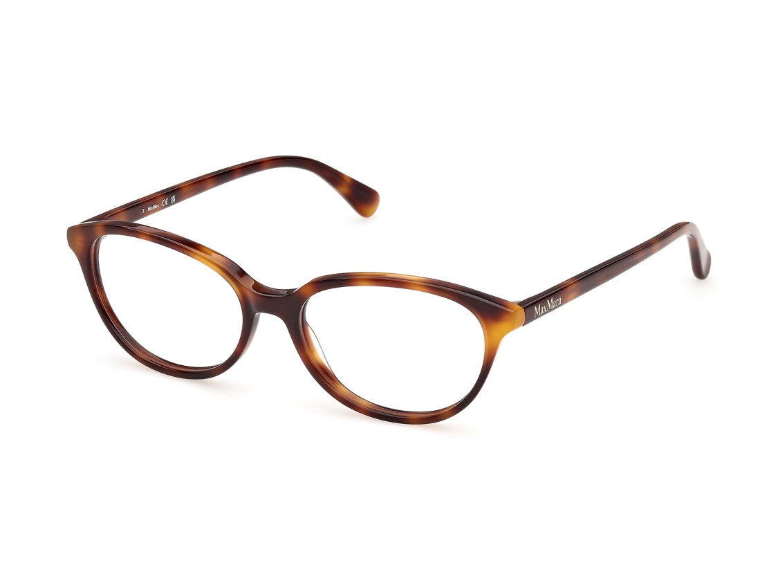 Max Mara Mm5265 Glossy Tortoiseshell Round Eyeglasses