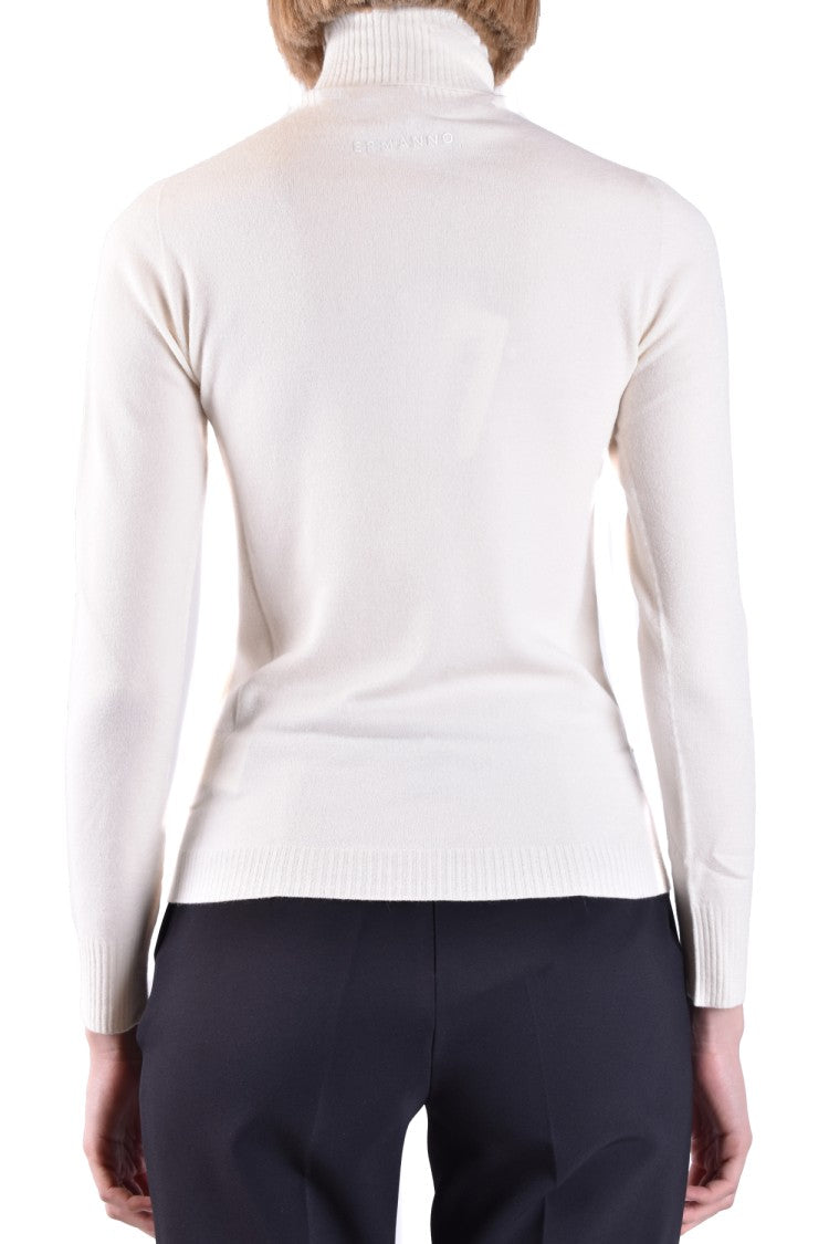 Ermanno Turtleneck Sweater With Subtle Embellishments And Refined Fit
