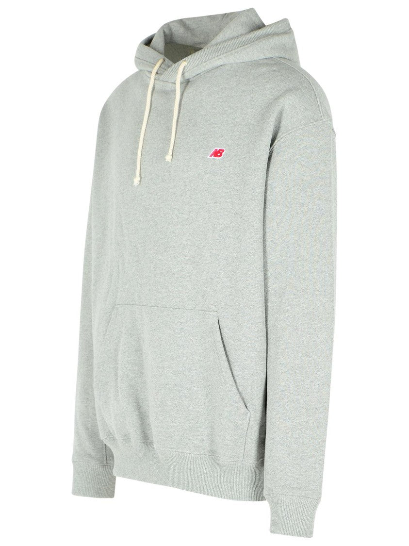 New Balance Gray Cotton Sweatshirt