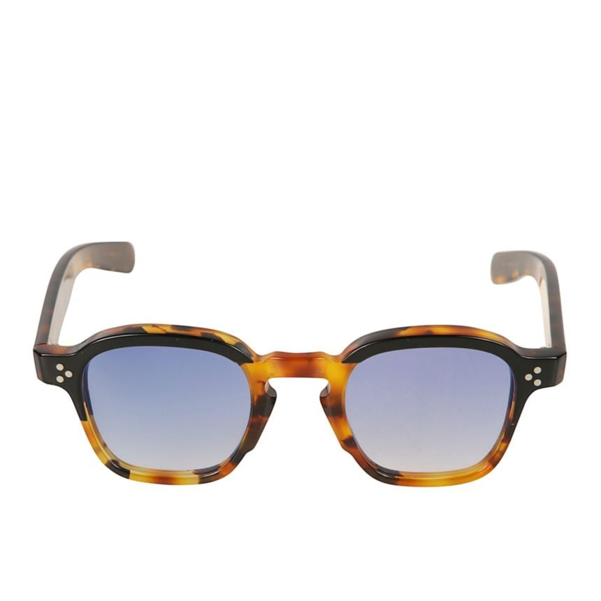 Kador Jack Tortoiseshell Square Frame Sunglasses With Gradient Blue Lenses
