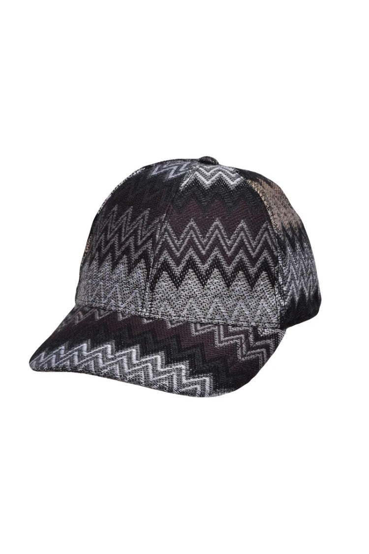 Missoni Wool/Acrylic Hat Black Men's