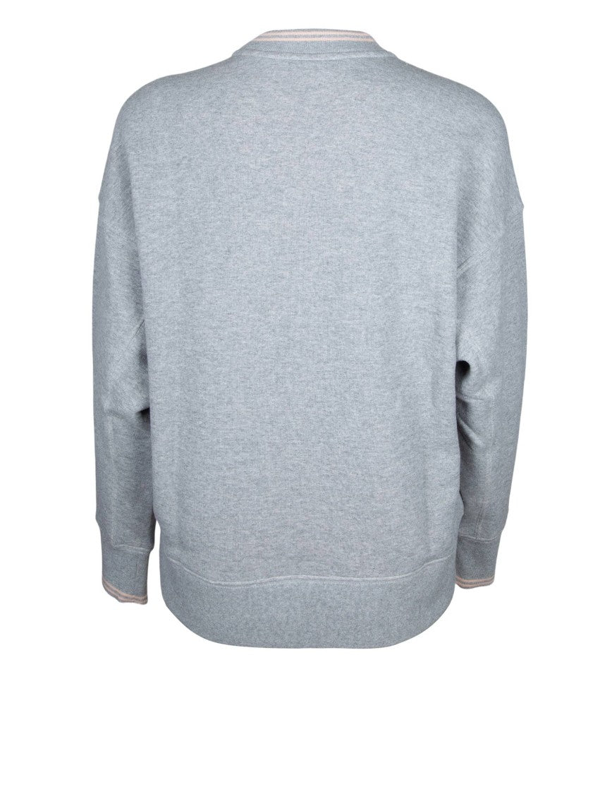 Autry Cotton Sweatshirt With Embossed Logo