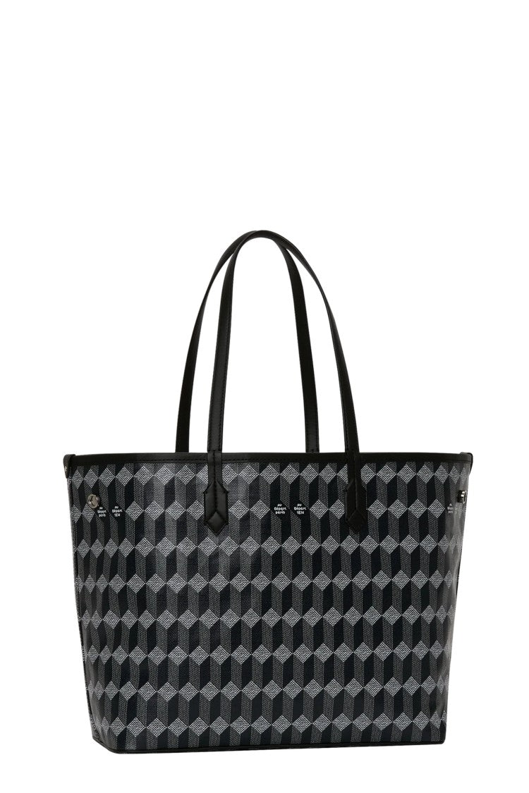 Au Depart Reversible Monogram Tote No. 47 With Leather Handles