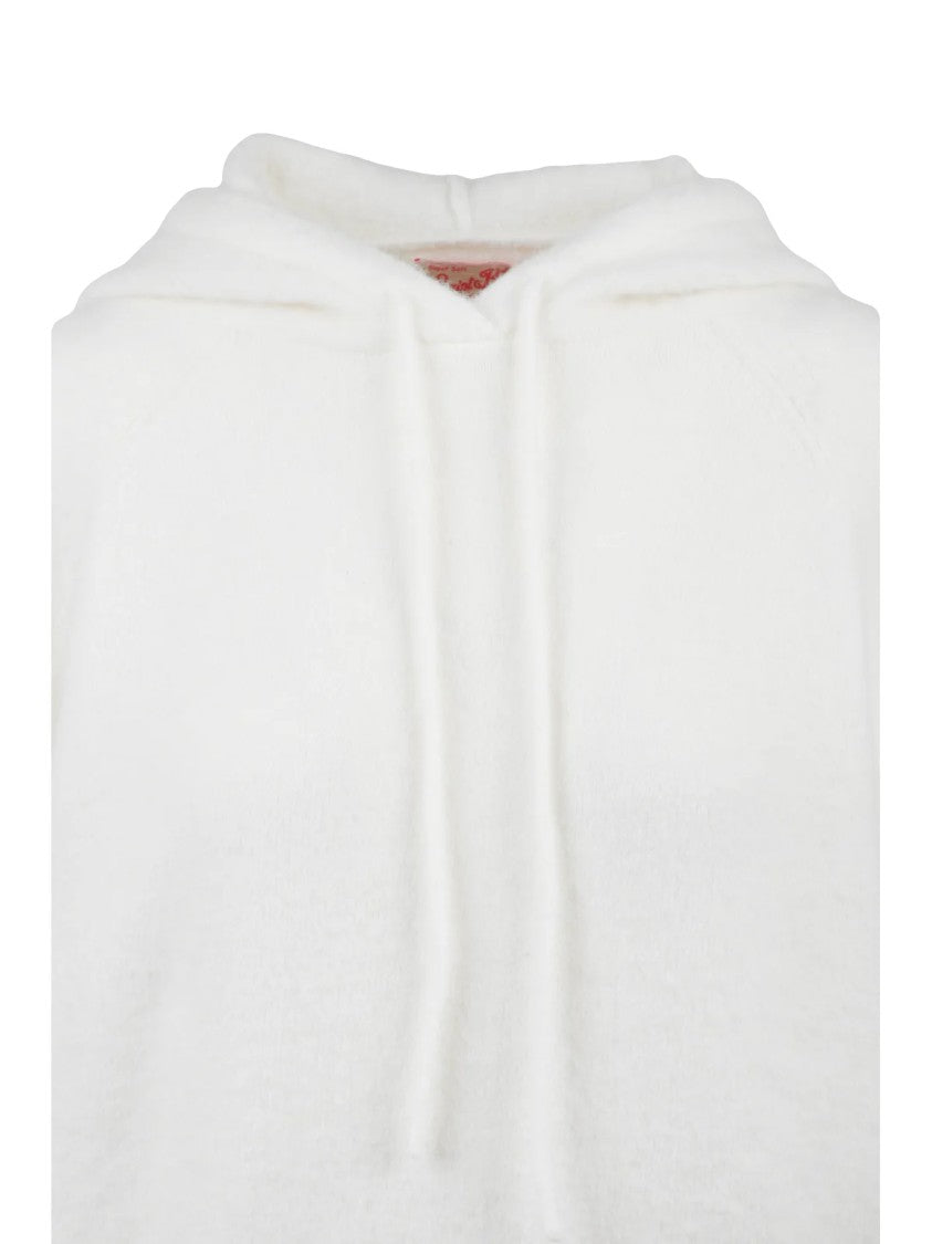 Mc2 Saint Barth Soft Knit Sweatshirt With Relaxed Fit And Hood