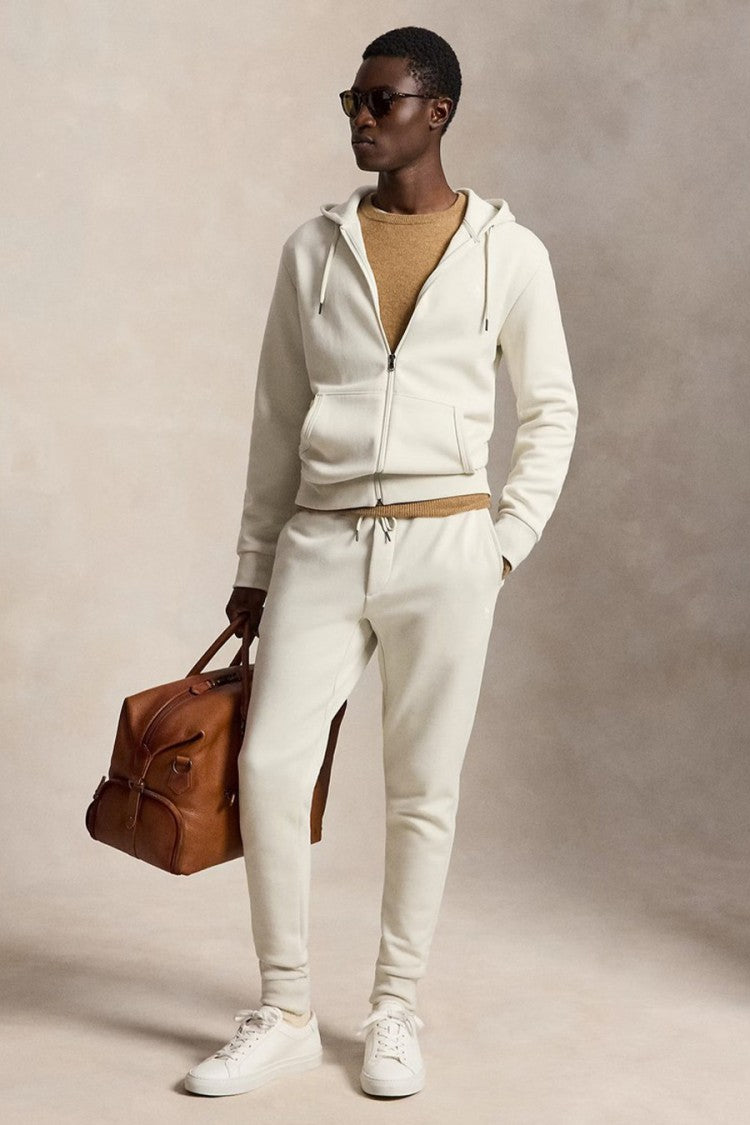 Polo Ralph Lauren Cream Full-Zip Hoodie