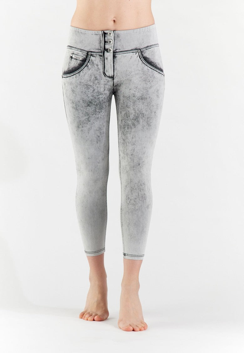 Freddy Slim-Fit Grey Push-Up Pants