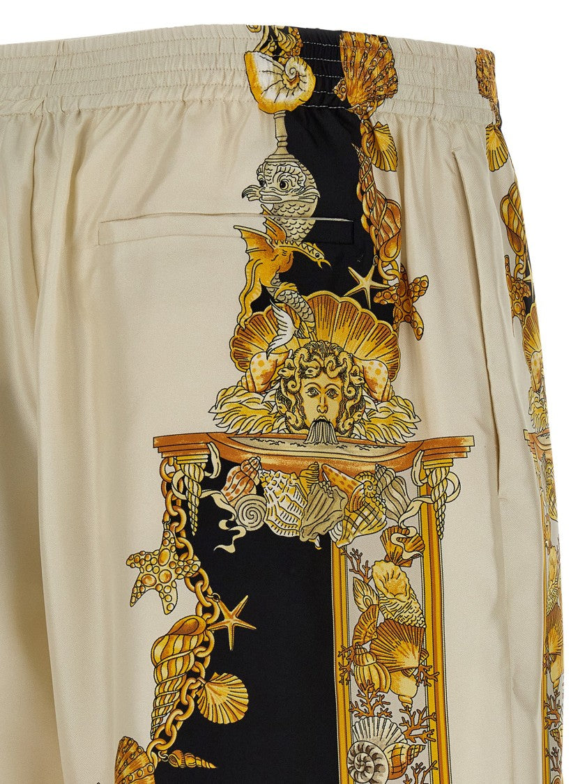 Versace 'Coral Theatre' Print Bermuda Shorts