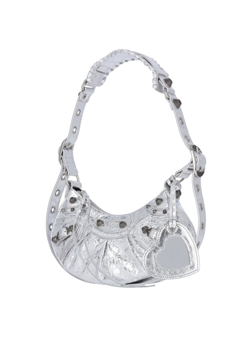 Balenciaga Compact Rectangular Shoulder Bag With Smooth Lamb Leather Finish