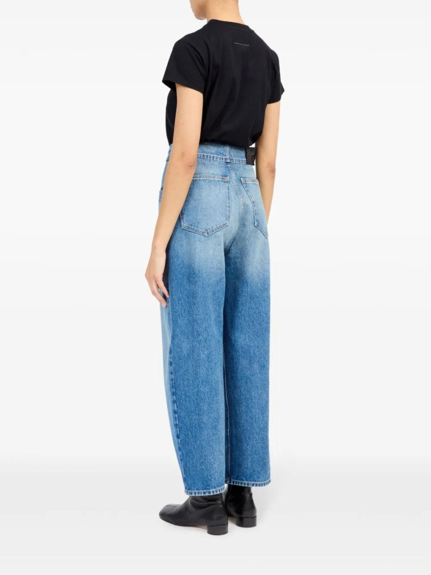 Mm6 By Maison Margiela Button-Up Straight Jeans