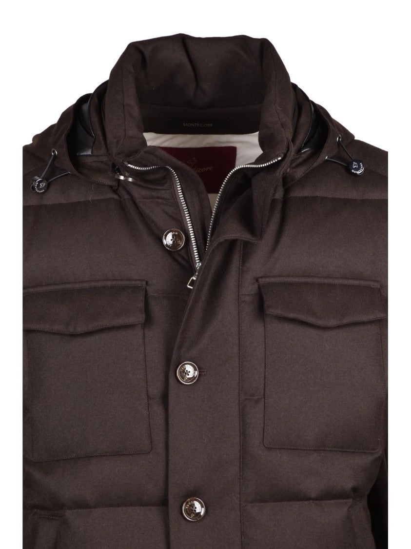 Montecore Brown Virgin Wool Down Parka