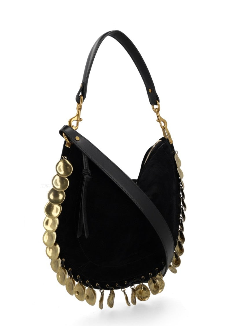 Isabel Marant Crescent-Shaped Calf Leather Shoulder Bag