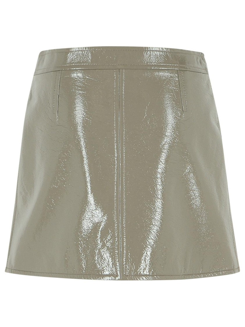 Courrèges Reedition' Grey Polyester Blend Miniskirt