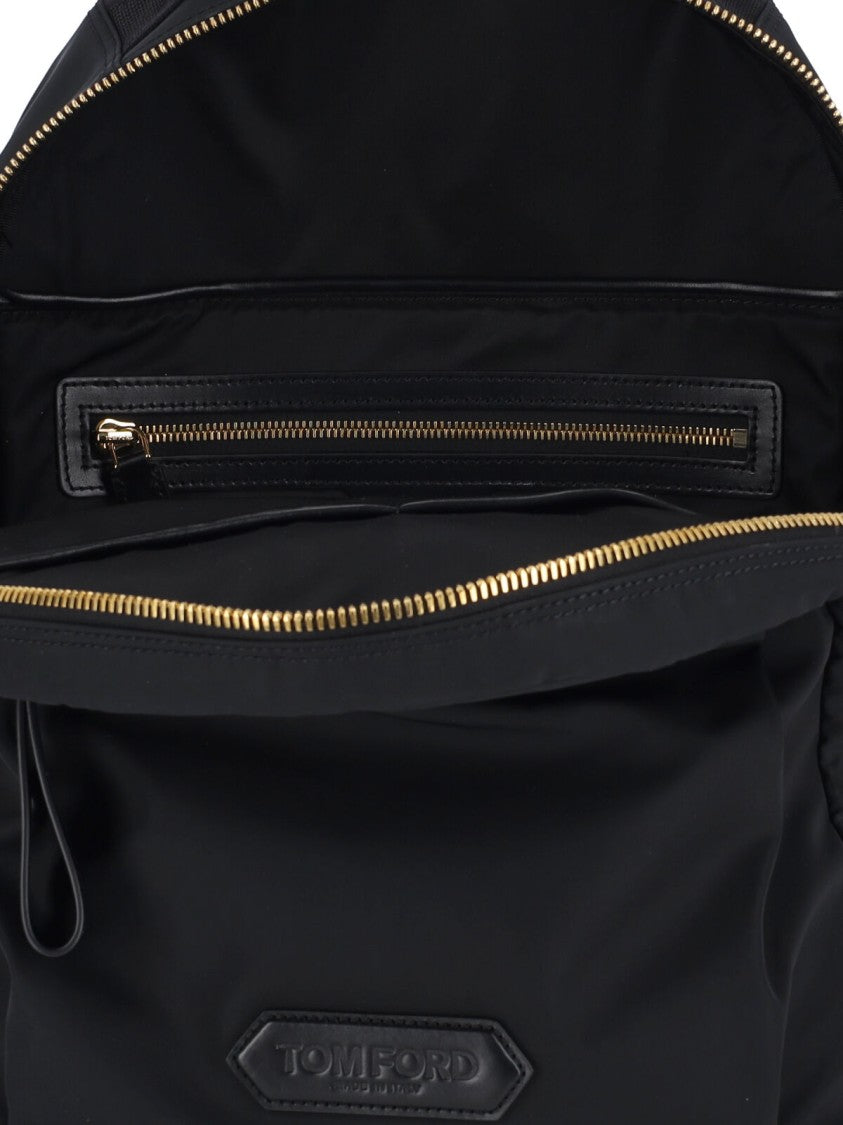 Tom Ford Logo Backpack – Black