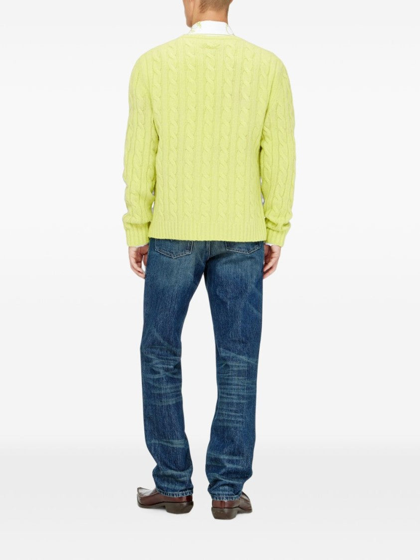 Diesel Subtle Fading Straight-Leg Silk-Nylon Blend Jeans