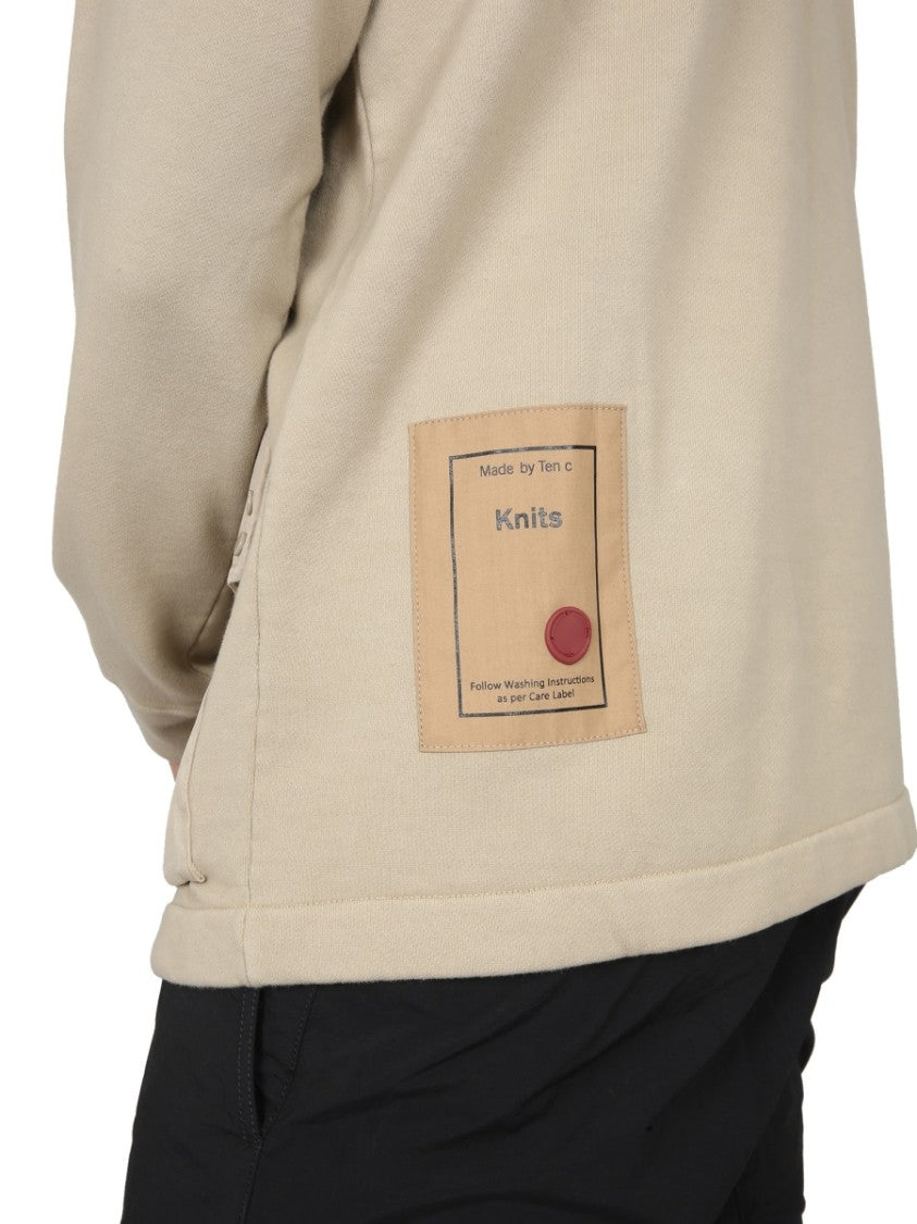 Ten C Relaxed Fit Cotton Sweatshirt