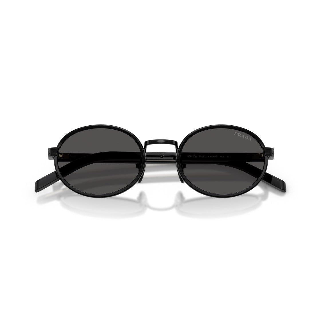Prada 0Pr B56s Oval Steel Sunglasses