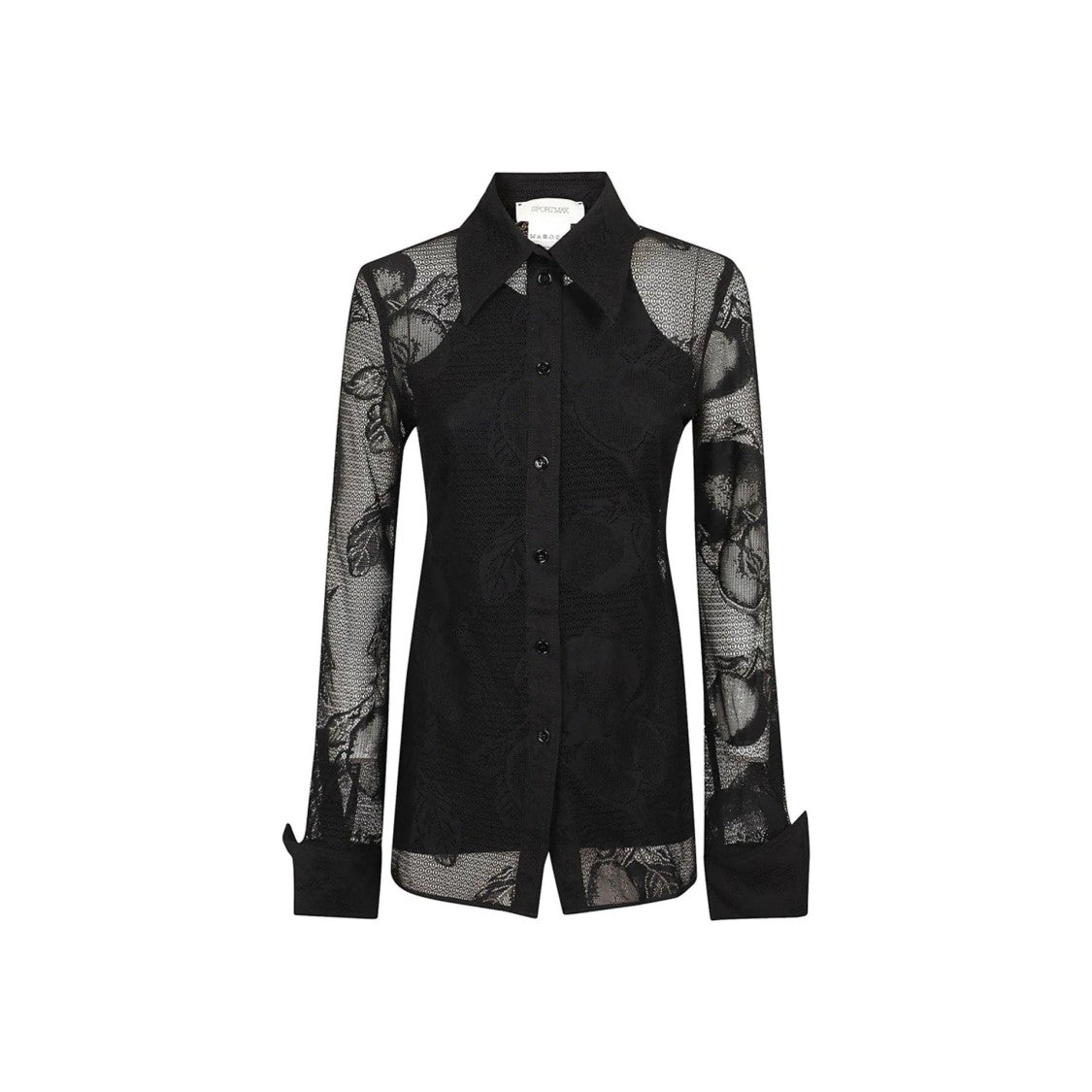 Sportmax Floral-Pattern Semi-Transparent Asti Shirt