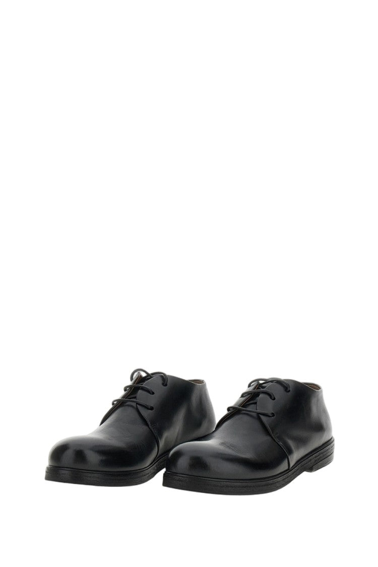 Marsèll Black Derby Zucca Zeppa Blake-Stitch Leather Derby Shoes