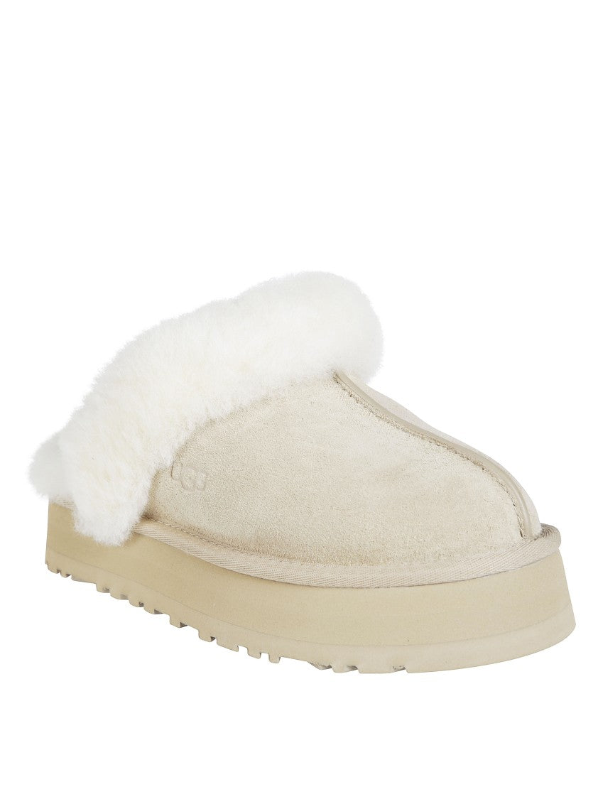 Ugg Disquette Plush Collar Slip-On Flats