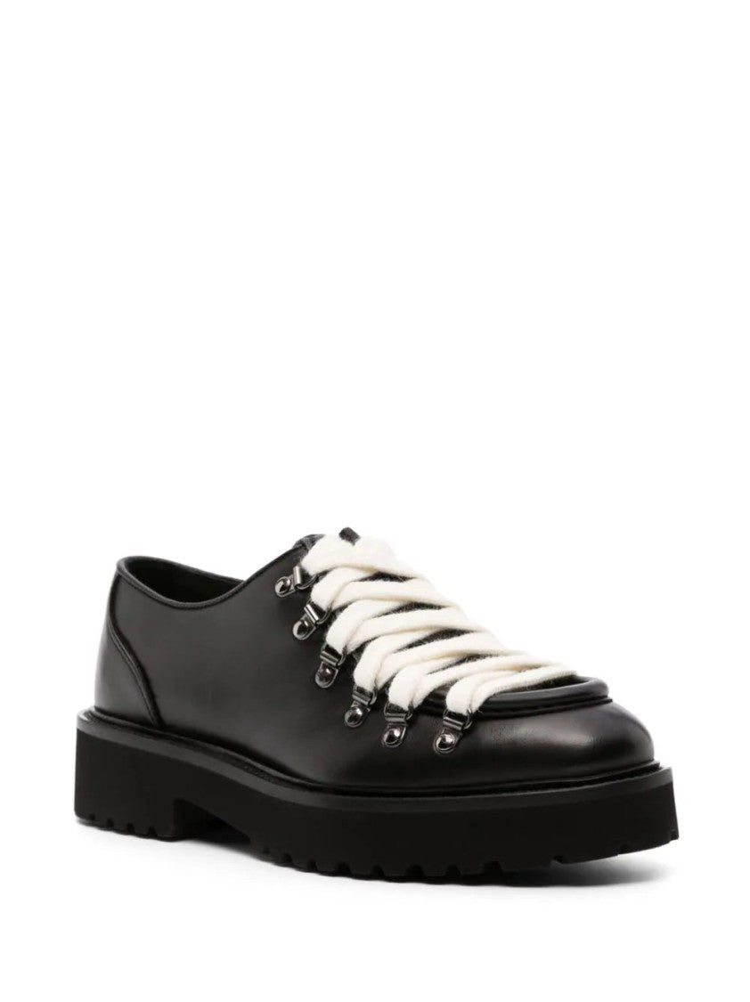 Doucal's Leather Lace-Up Shoes