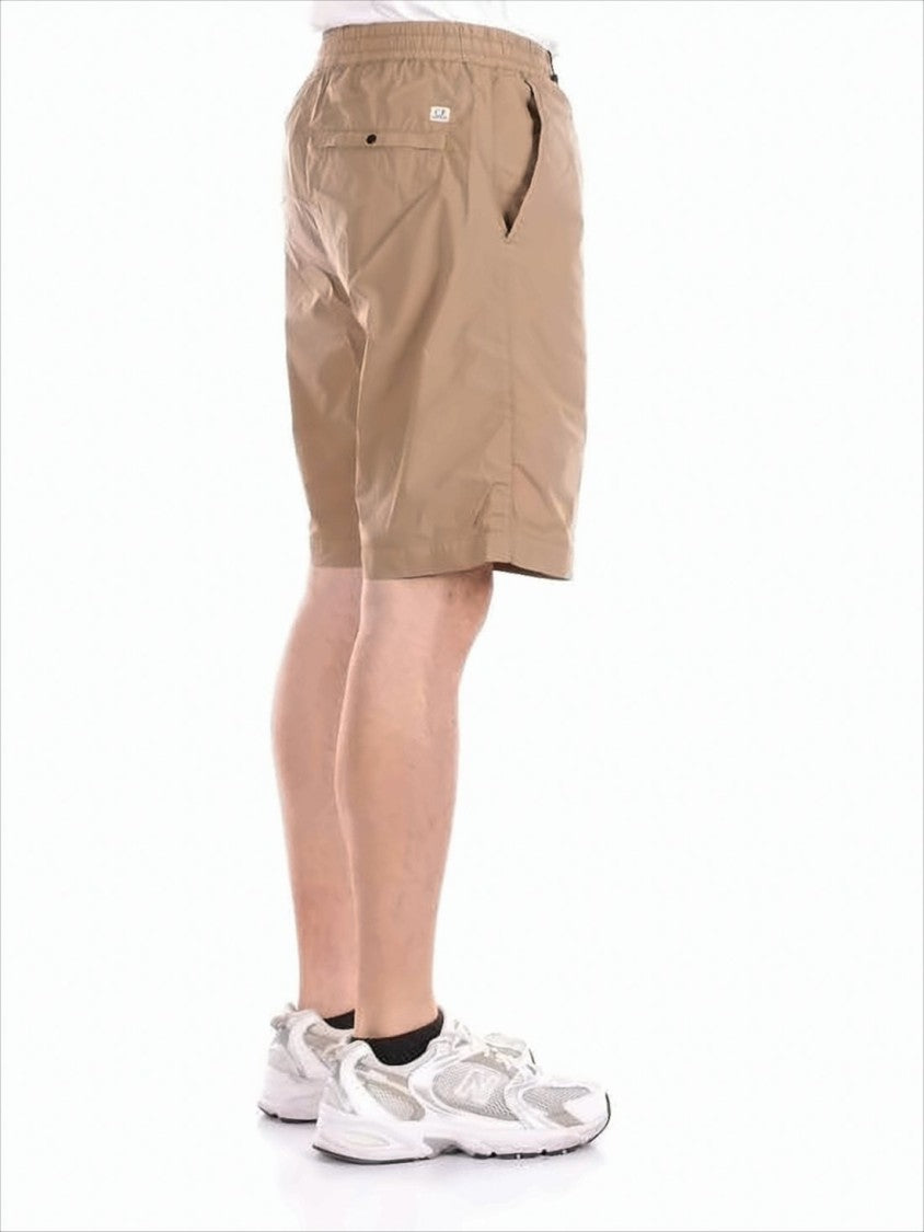 C.P. Company Mid-Thigh Length Relaxed Fit Shorts With Functional Pockets