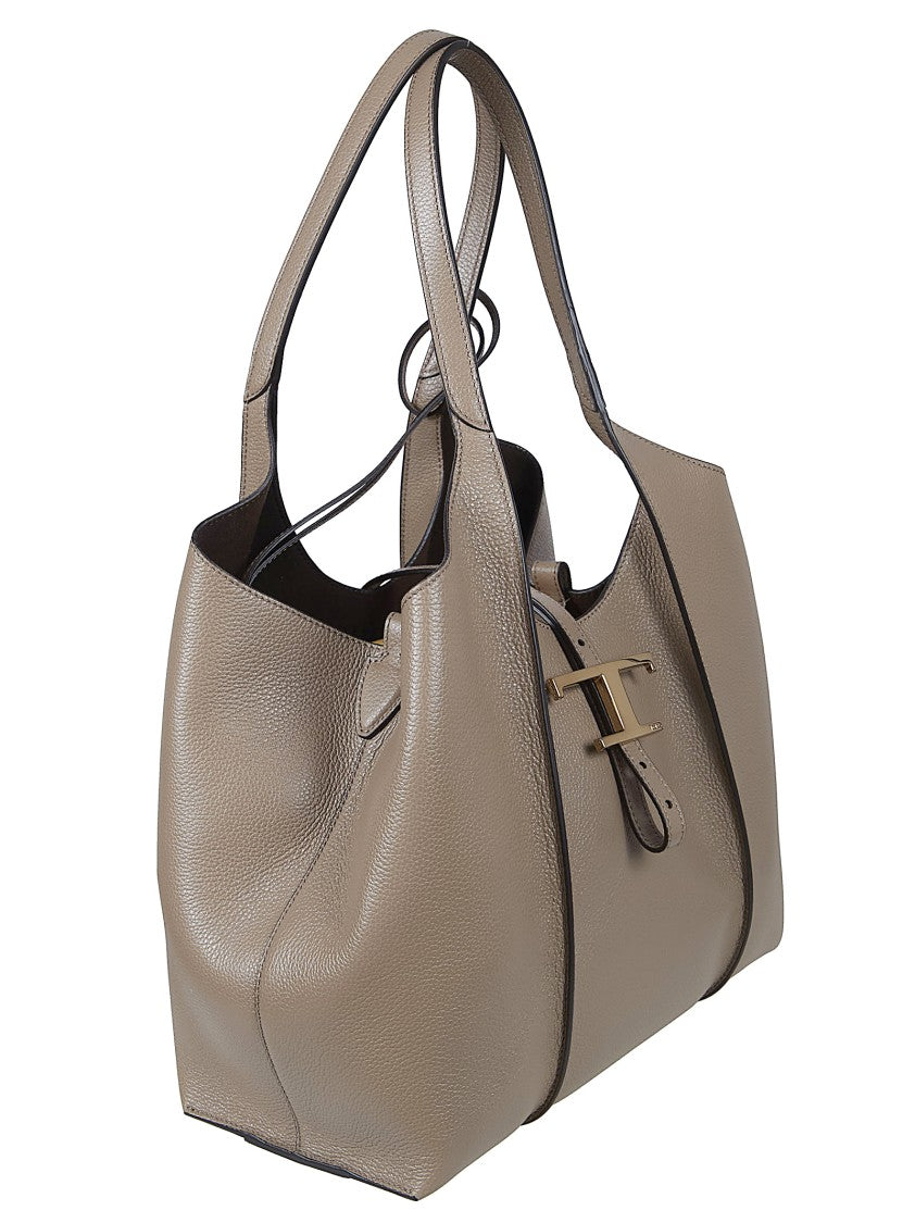 Tod's Textured Leather Tote Bag