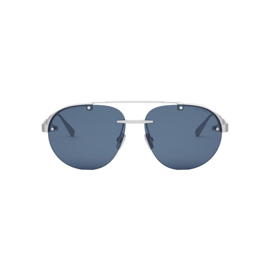 Bulgari Bv40052u Rimless Titanium Sunglasses