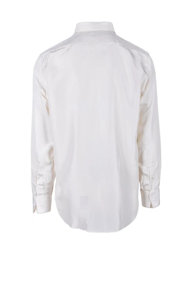 Fray Cotton Shirt - Cream