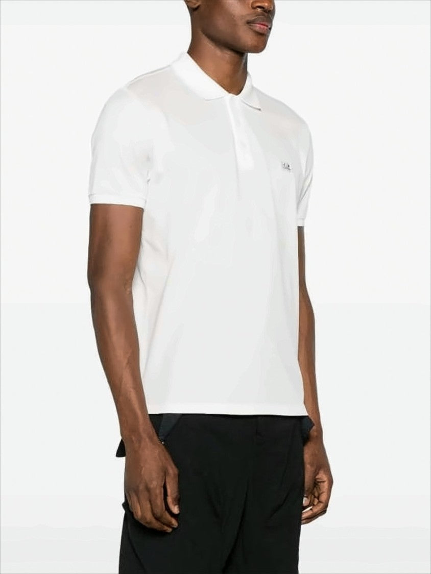 C.P. Company Classic Short-Sleeve Polo Shirt With Minimalist Design