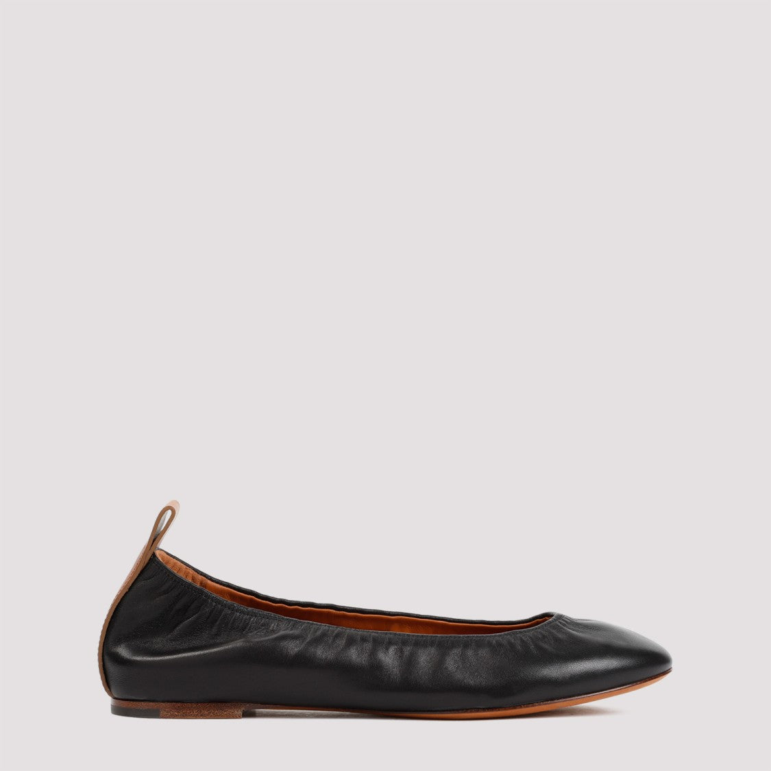 Lanvin Black Lambskin Nappa Ballerina