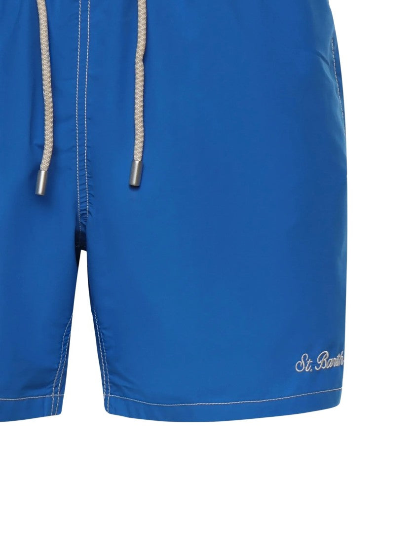 Mc2 Saint Barth Blue Patmos Swim Shorts
