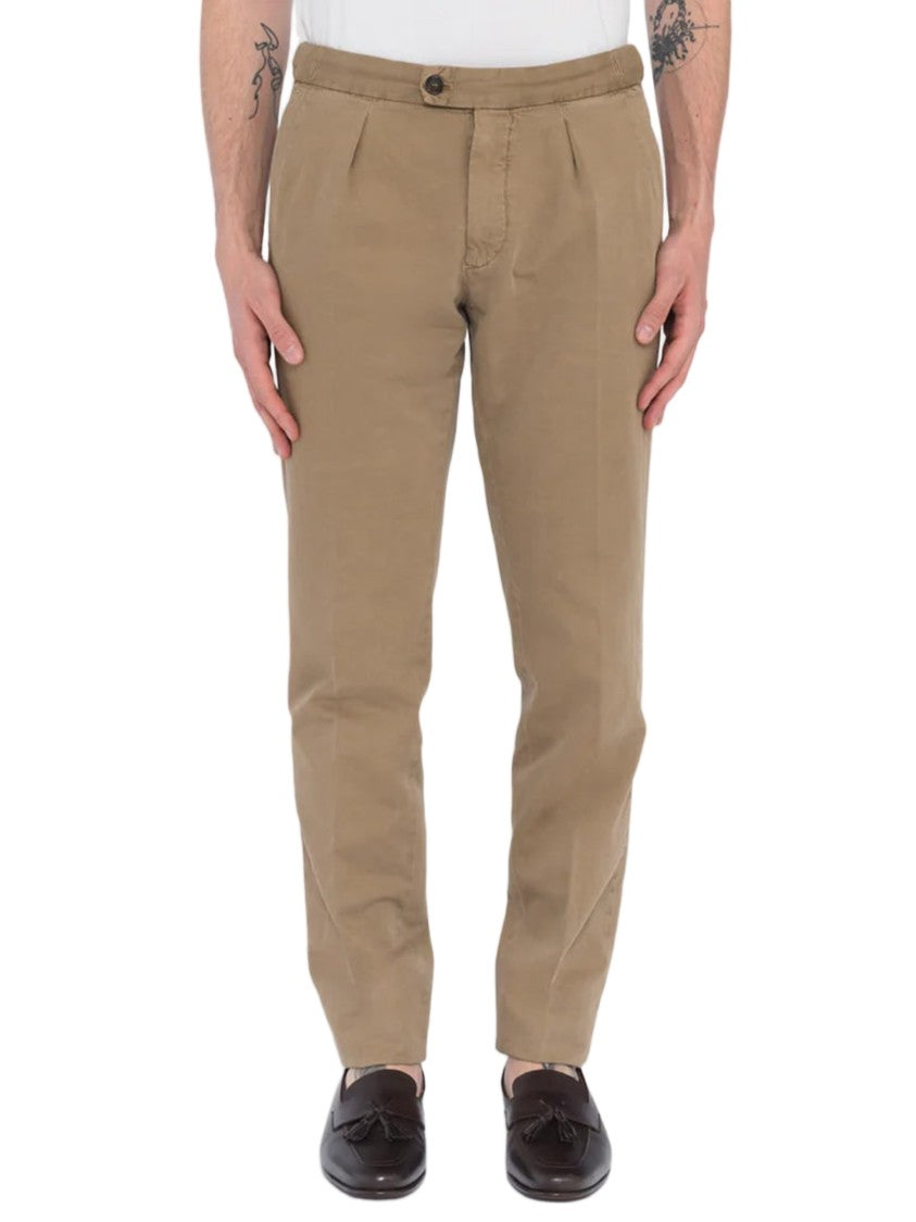 Incotex Classic Straight-Leg Pleated Flap Pocket Formal Pants
