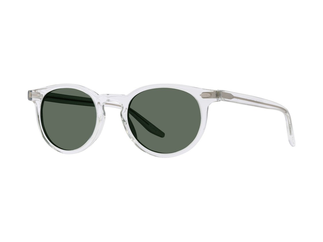 Barton Perreira Green Bp40036i Transparent Round Acetate Sunglasses