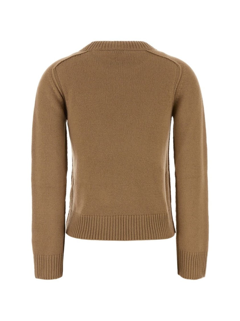 Burberry Knitted Logo Patch Sweater