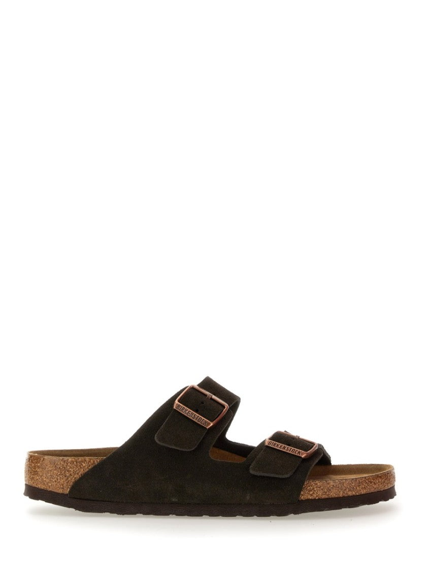 Birkenstock Arizona Leather Buckle Backless Sandals