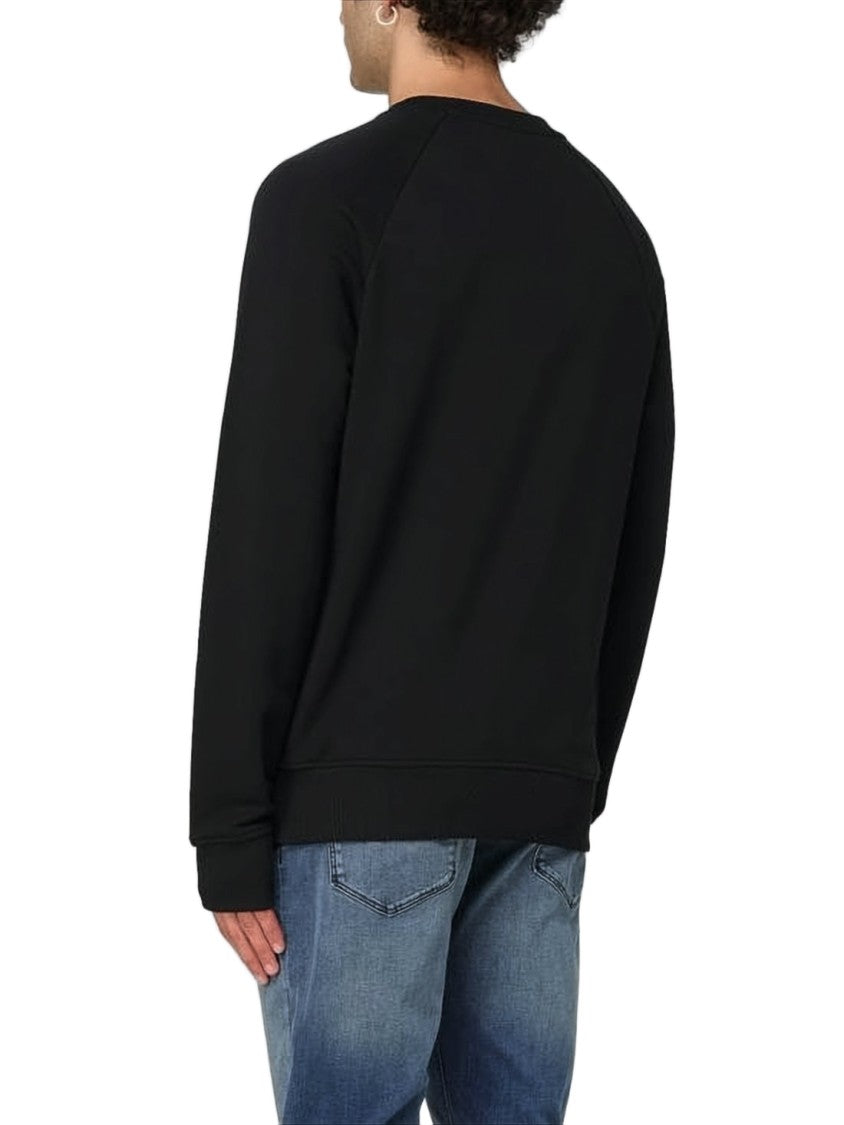 Balmain Long-Sleeve T-Shirt With Bold Lettering In Classic Fit