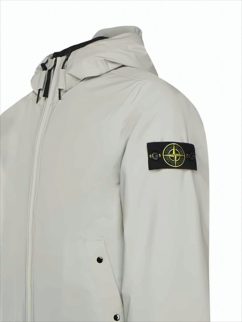 Stone Island Minimalist Short Padded Jacket With Hood