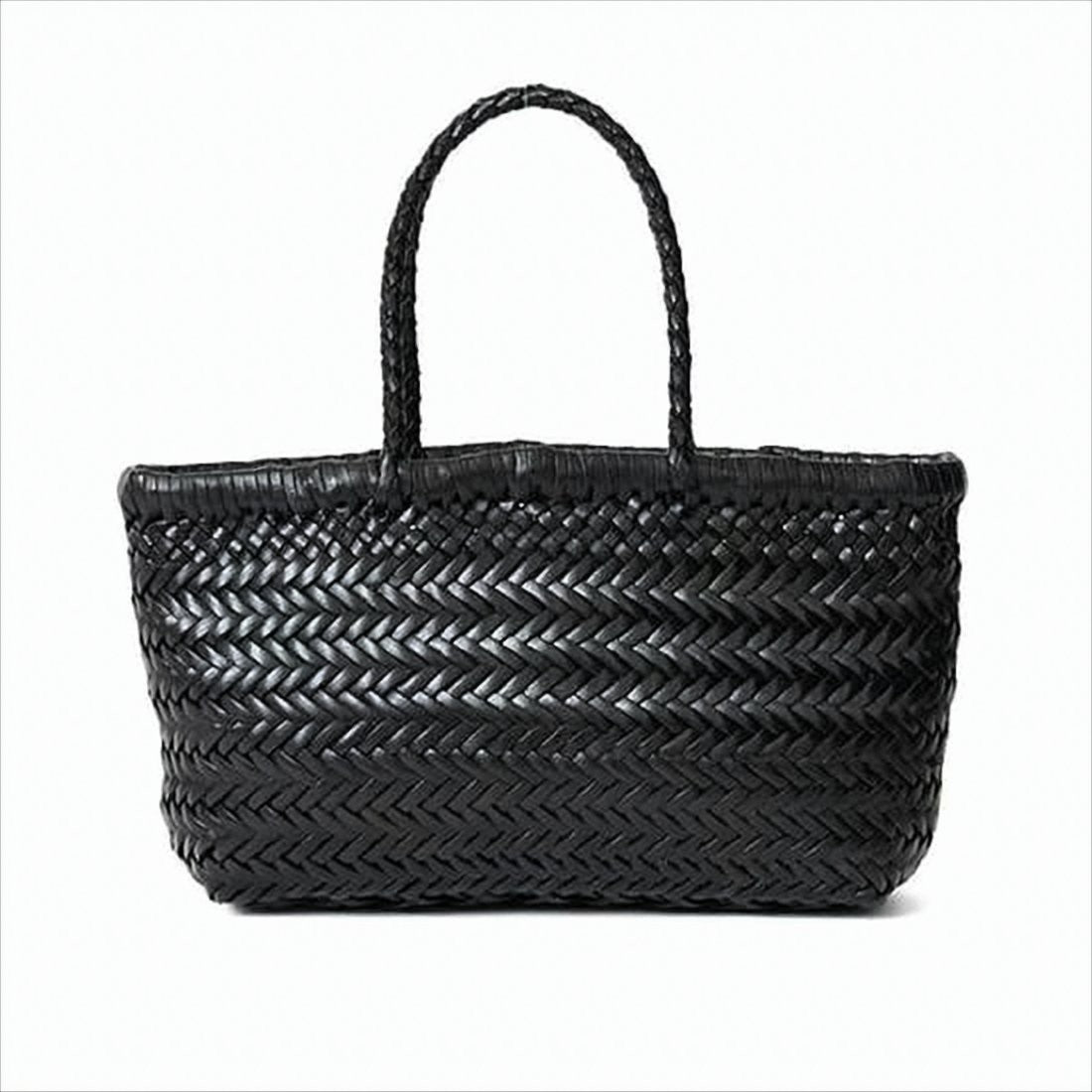 Dragon Diffusion Medium Woven Calf Leather Shoulder Bag