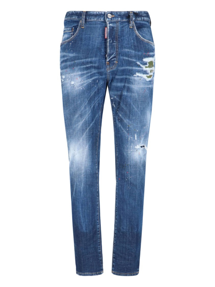 Dsquared2 "642" Straight Jeans – Blue
