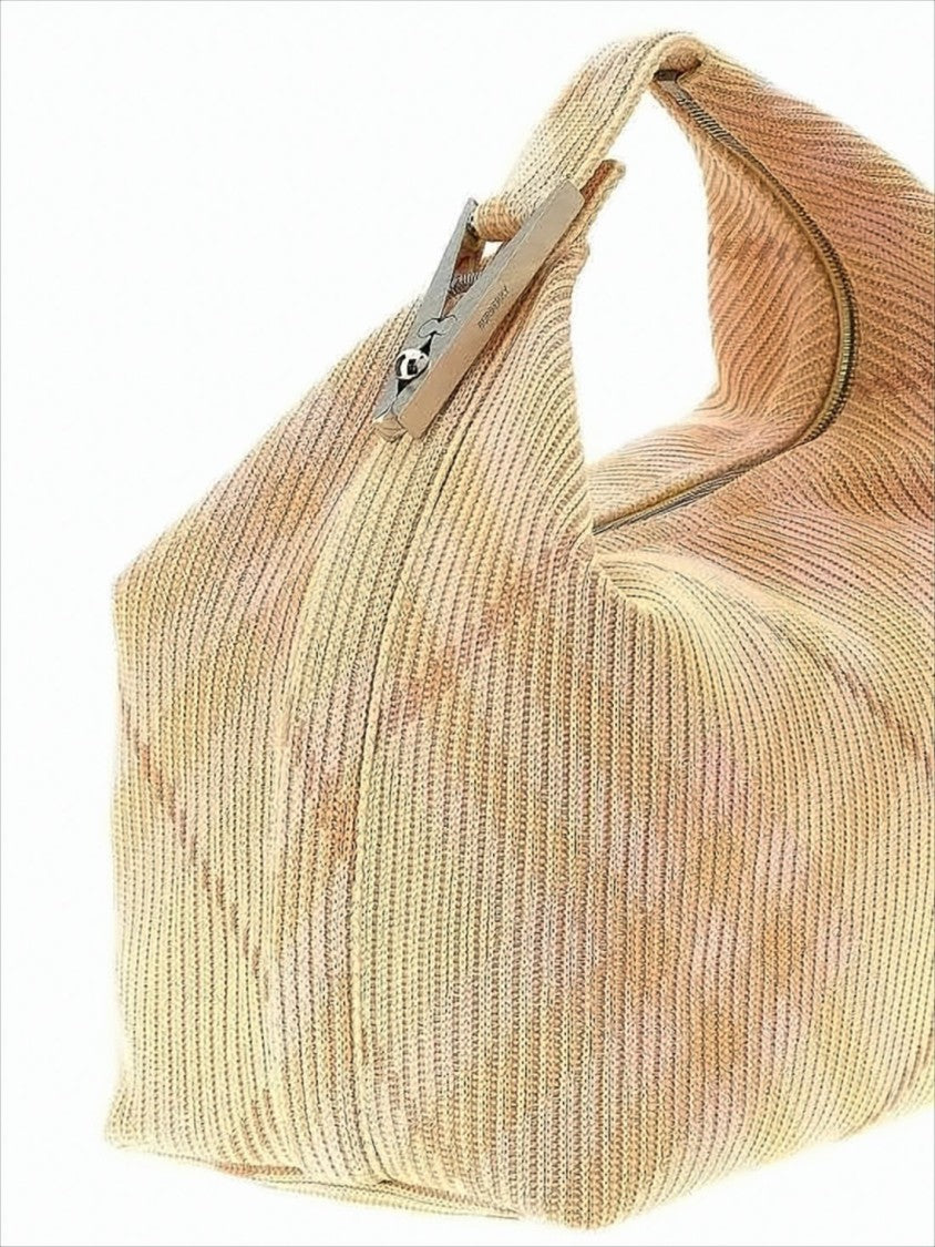 Burberry Textured Nylon Shoulder Bag