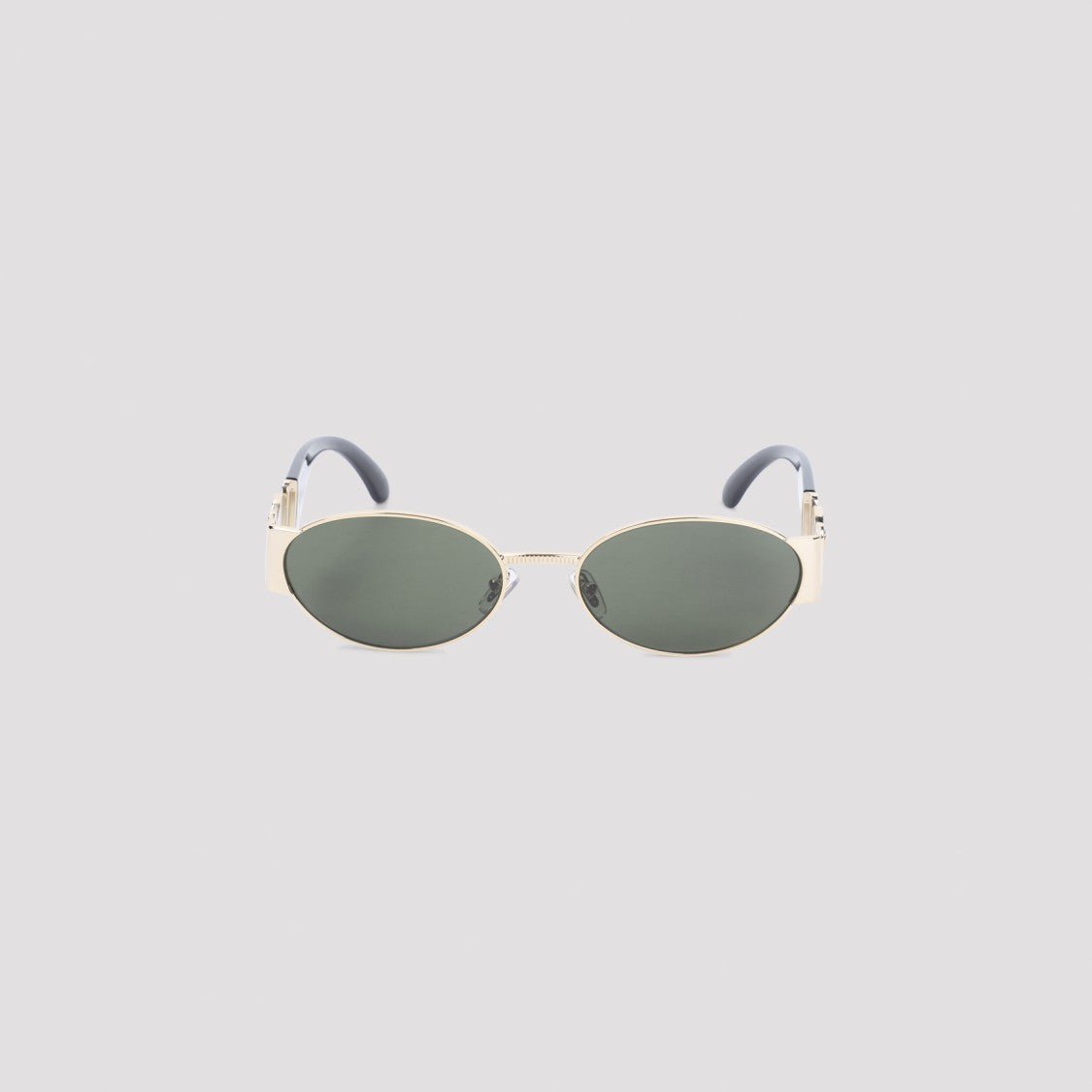 Versace Oval Sunglasses With Gold-Tone Frame