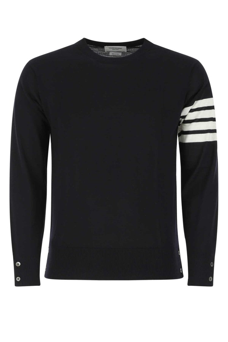 Thom Browne Midnight Blue Wool Sweater