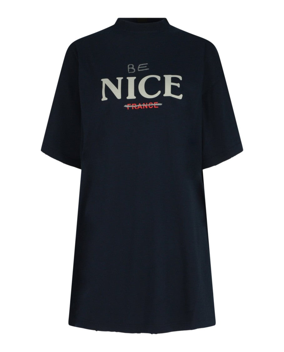 Balenciaga Be Nice France Graphic T-Shirt