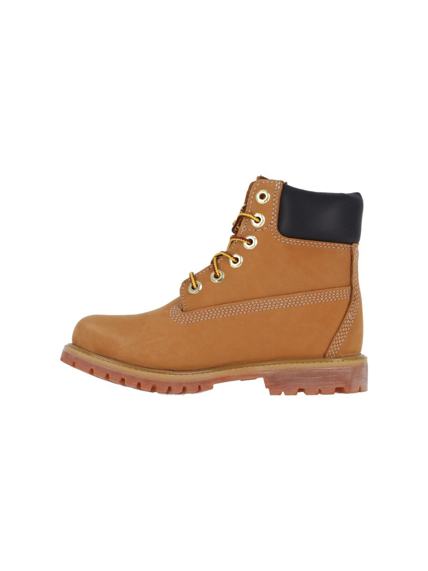 Timberland Waterproof Suede Boots With Contrast Stitching And Durable Sole