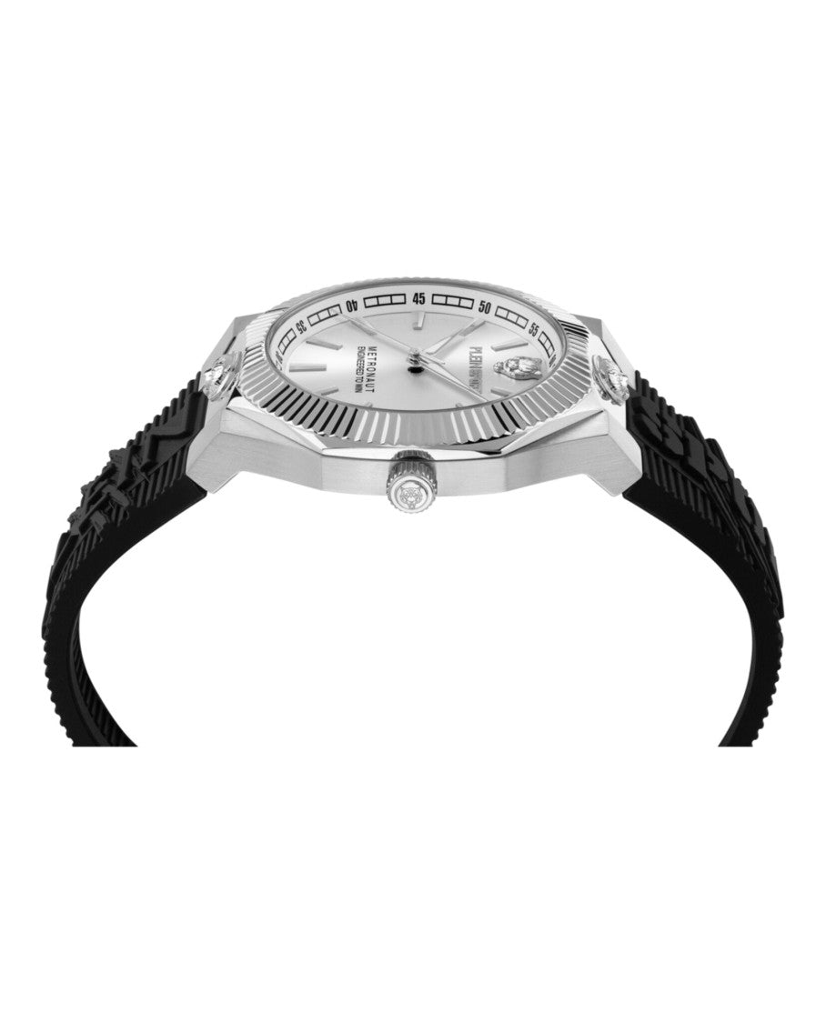 Plein Sport Metronaut Silicone Watch With 42Mm Stainless Steel Case