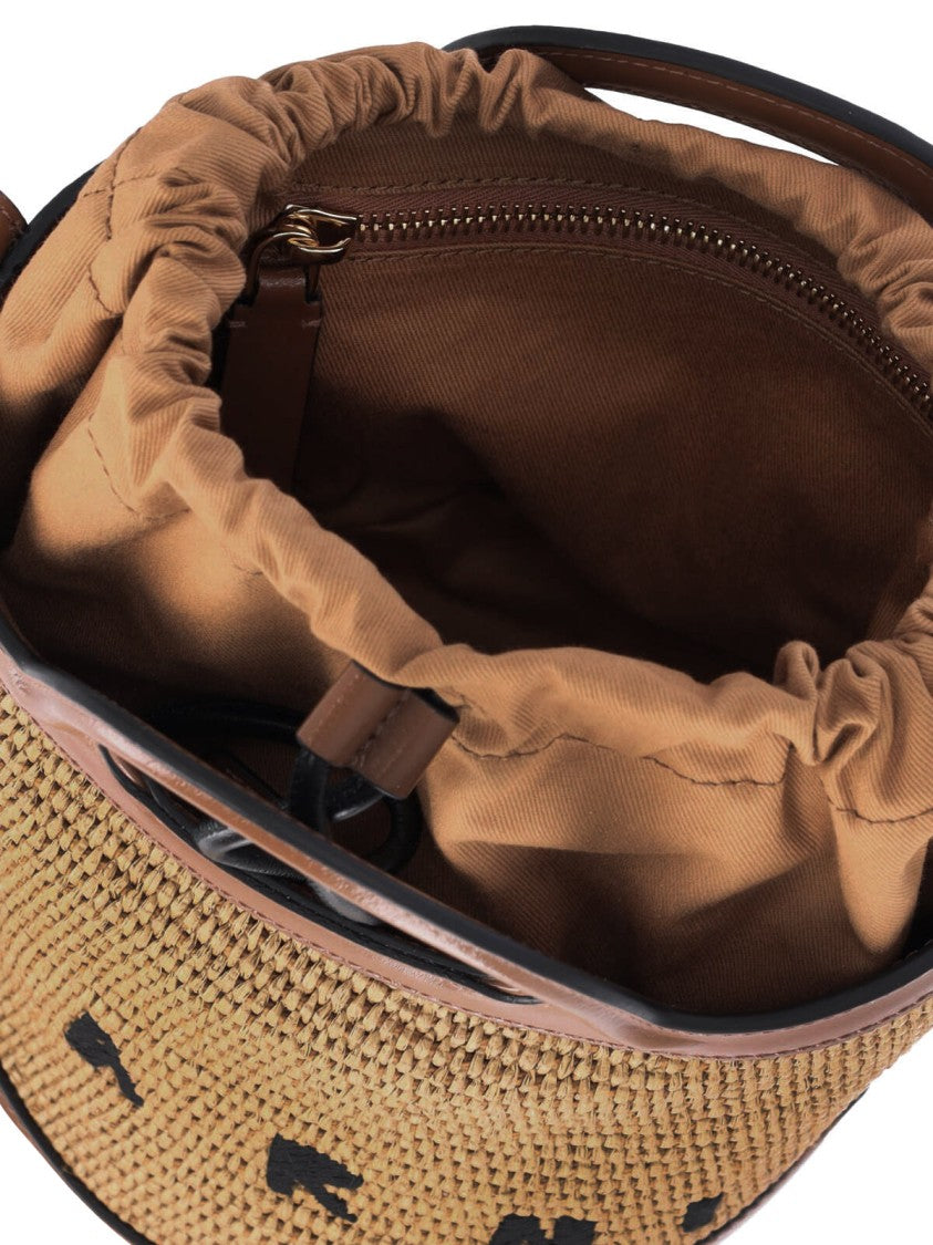 Marni Small 'Tropicalia' Bucket Bag – Brown