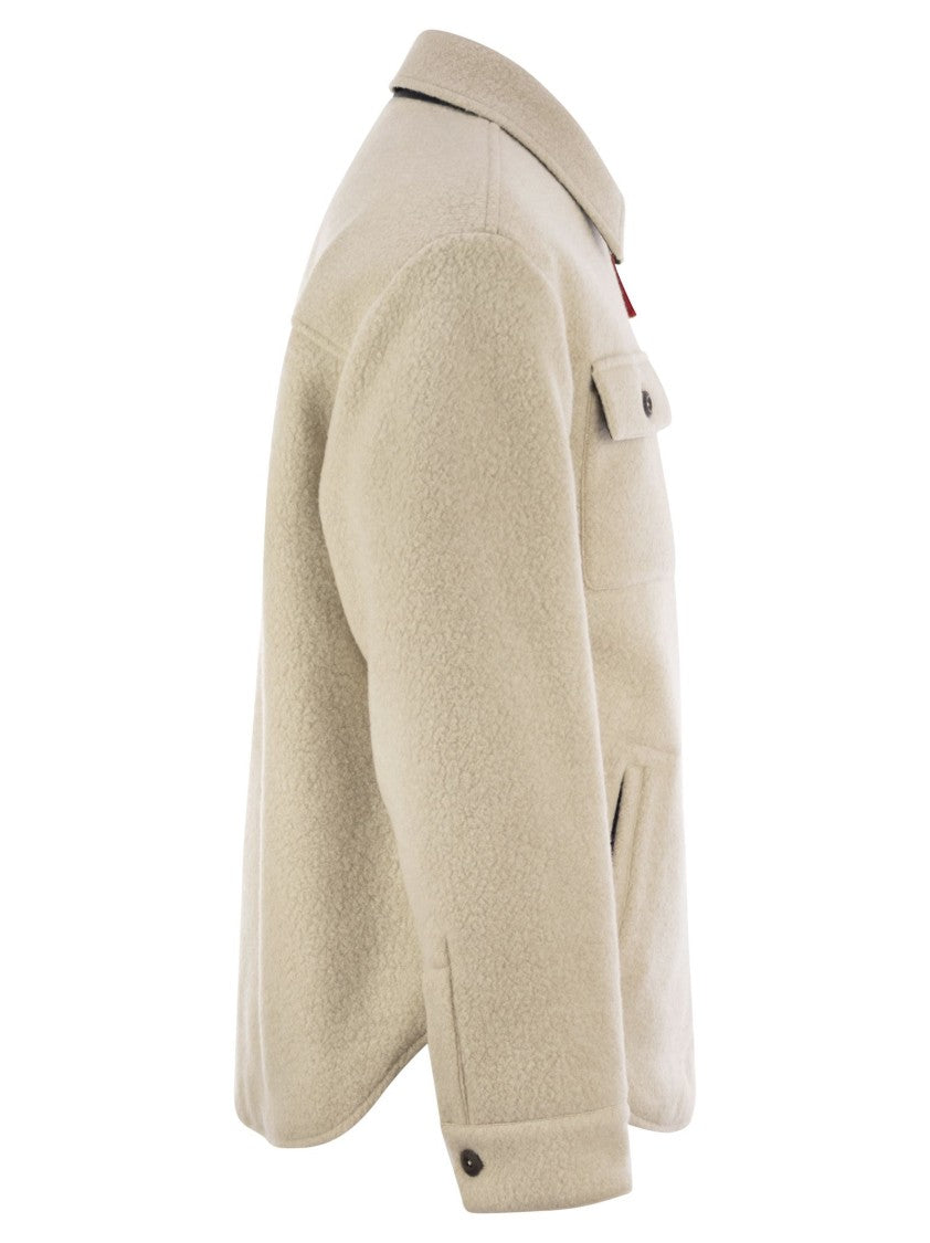 Fay Wool Over Shirt - Fay Archive