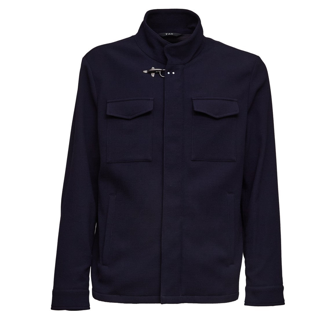 Fay Cotton & Linen Gabardine Field Jacket